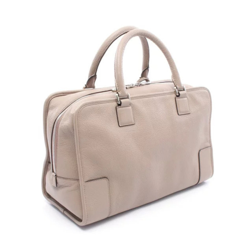 Loewe Beige Leather Cream Amazona Handbag Tan Cream